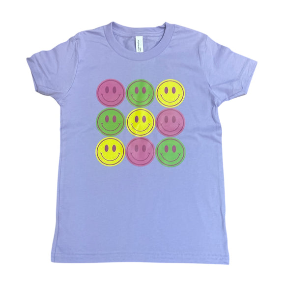 Mardi Gras Smileys Tee