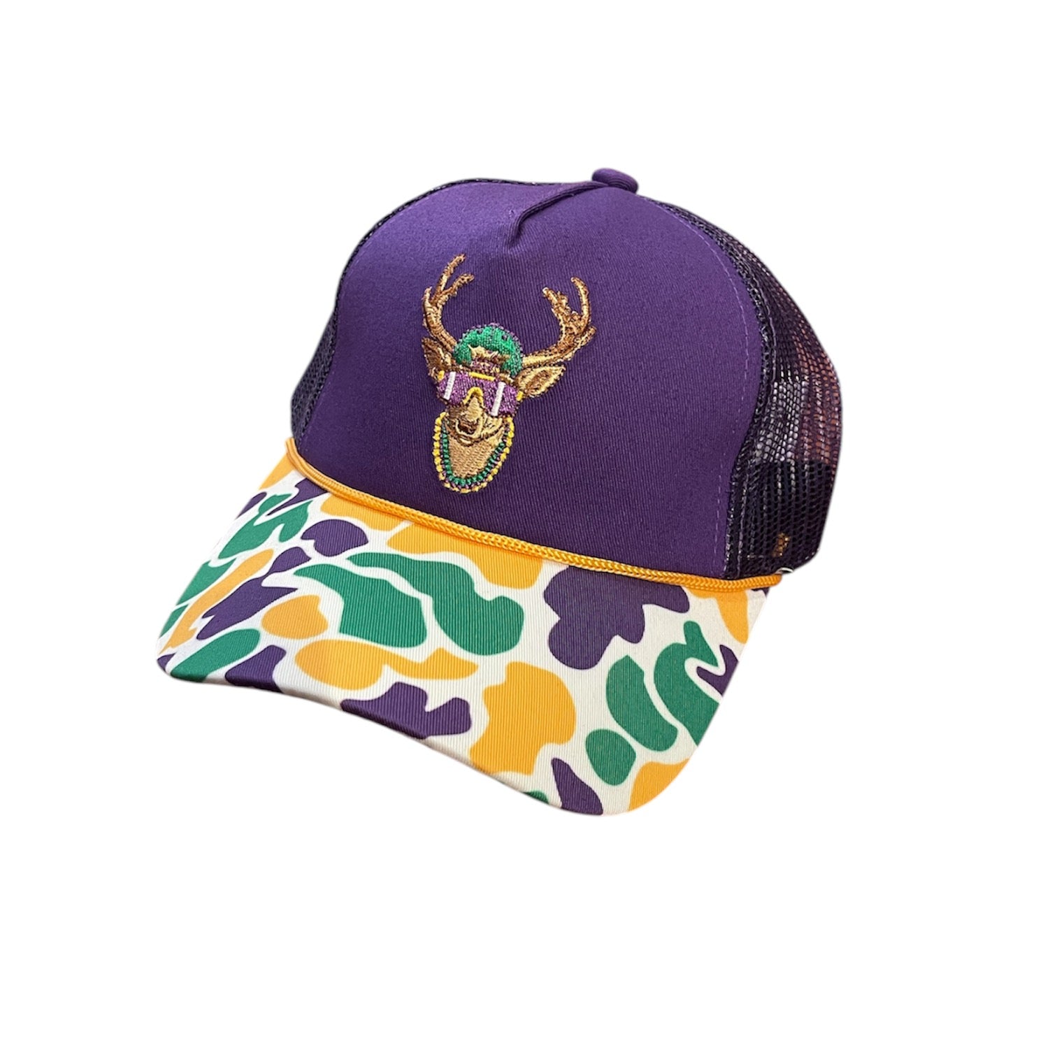 Mardi Gras Deer Camo Hat