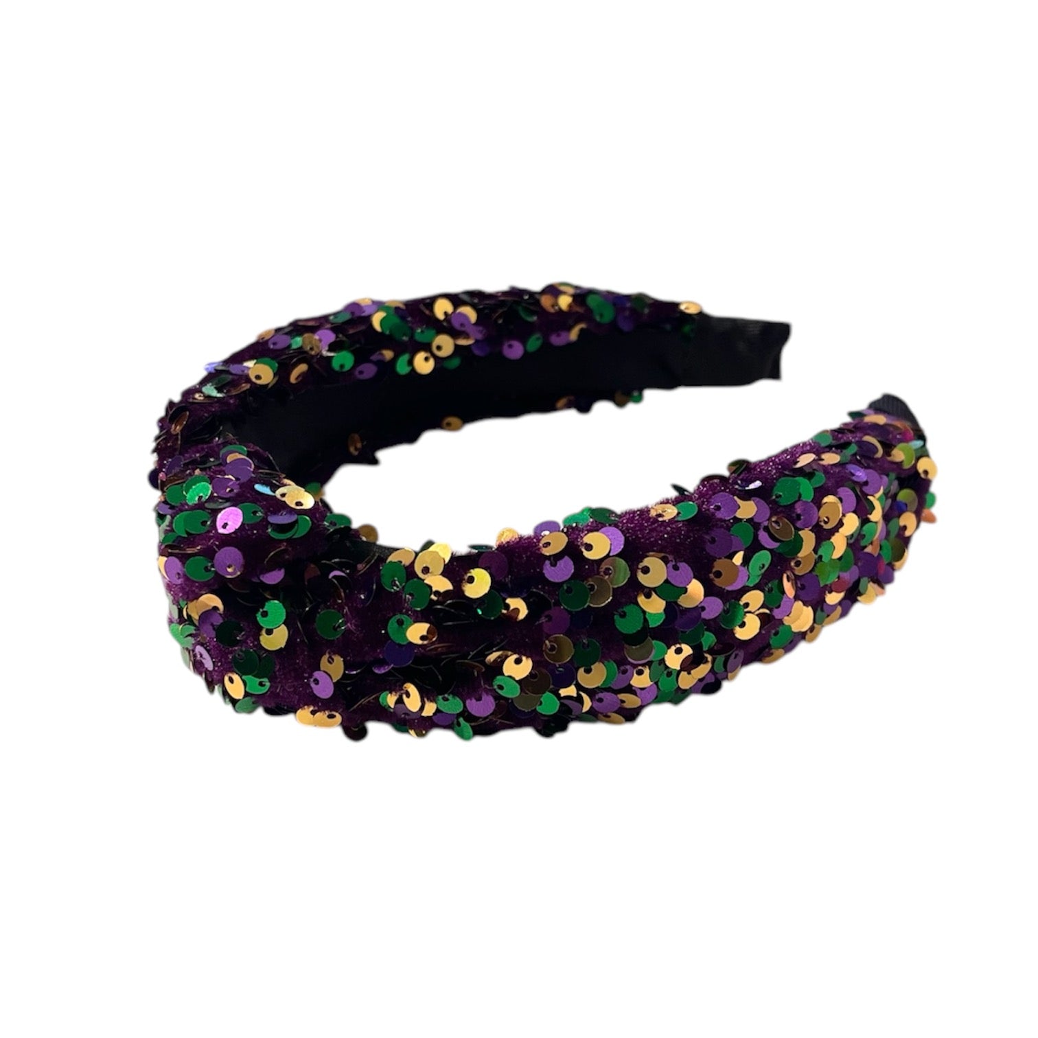 Mardi Gras Rhinestone Headband