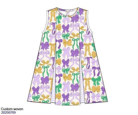 Mardi Gras MamBow Dress - 0