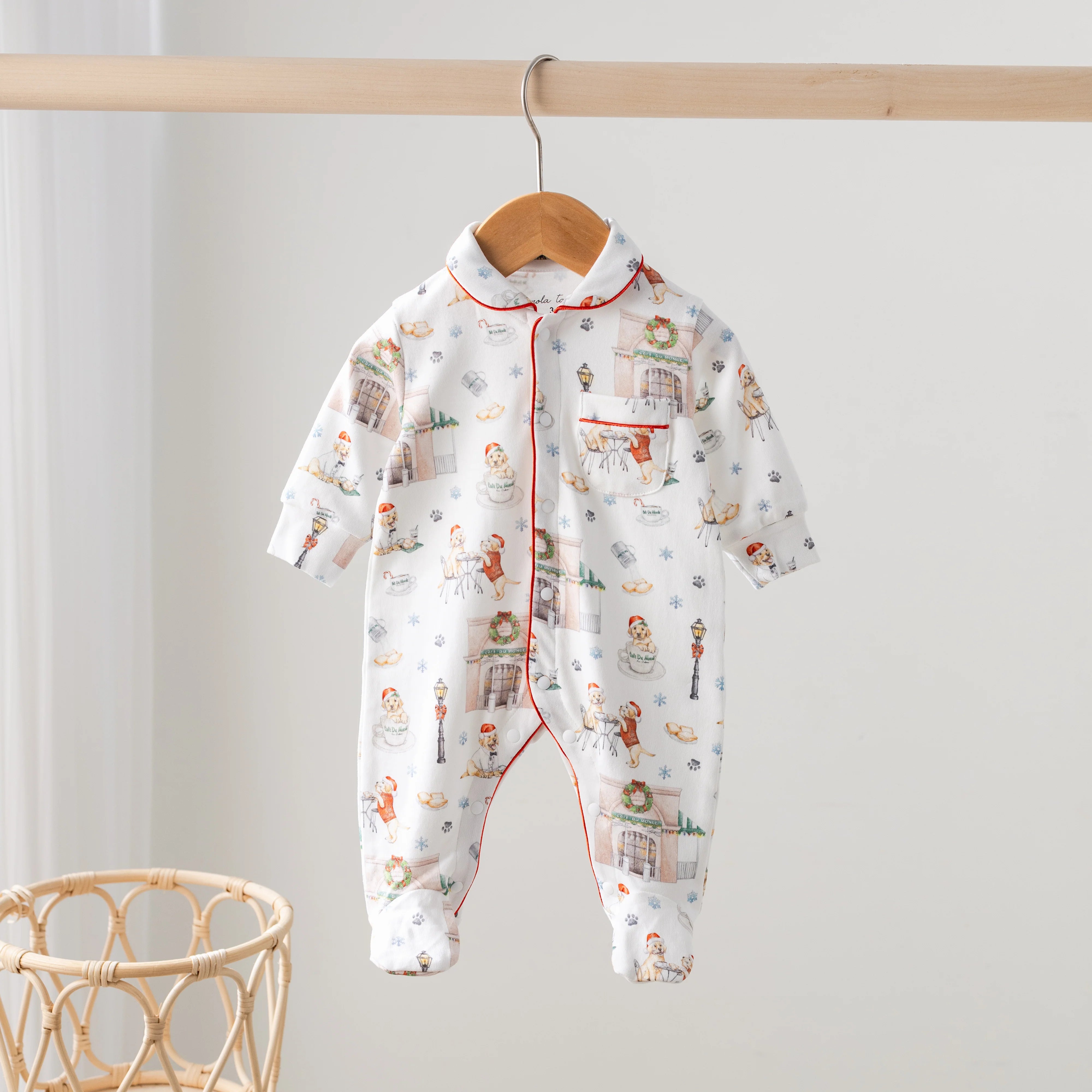 Beignet Holiday Organic Cotton Pajamas