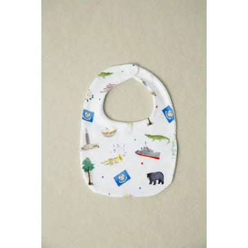 Louisiana Kids Cotton Bib
