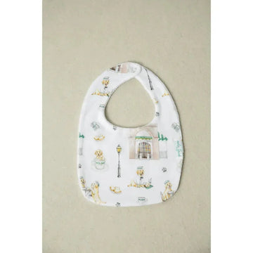 Powdered Sugar & Puppies Cotton Bib