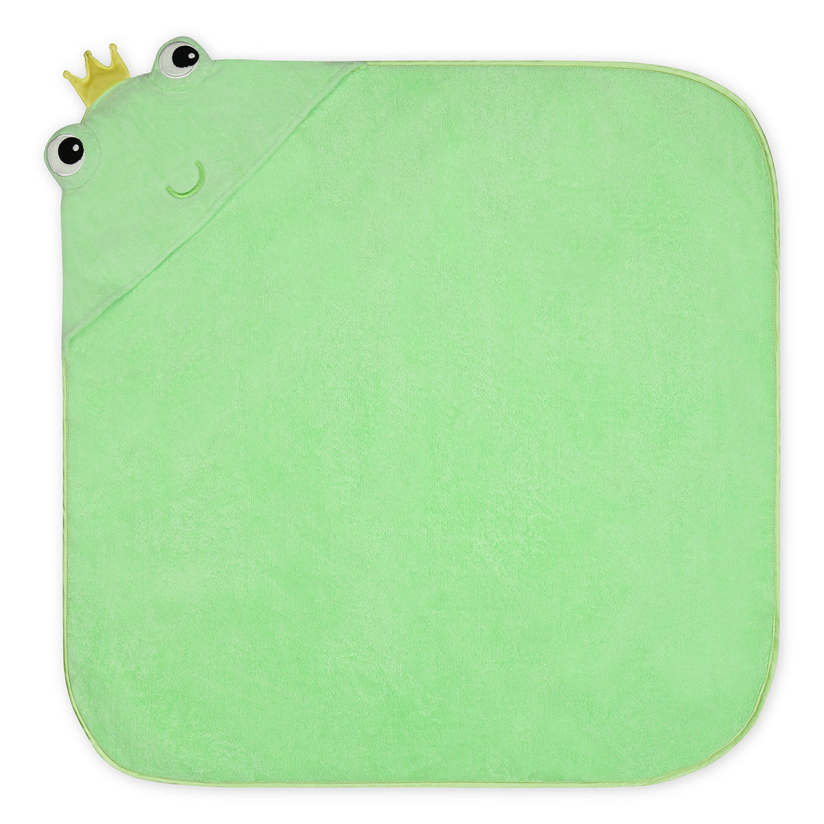 Little Scoops Frog Hooded Towel - 0