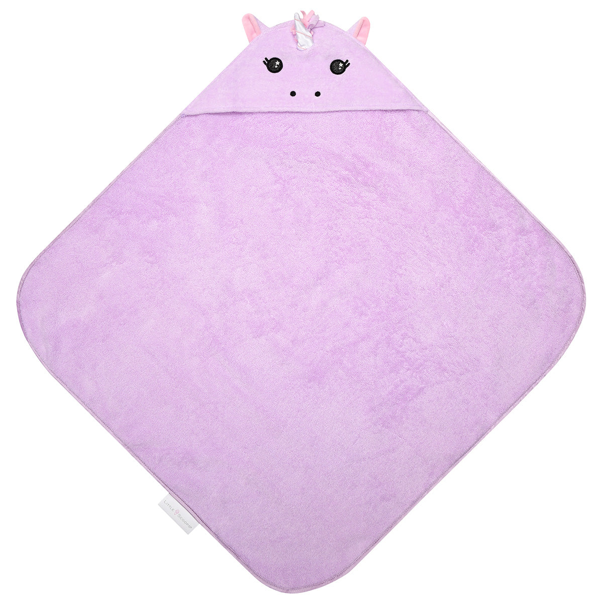 Little Scoops Unicorn Hooded Towel - 0