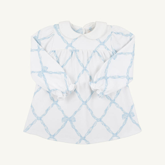 Belle Meade Bow LS Holly Day Dress
