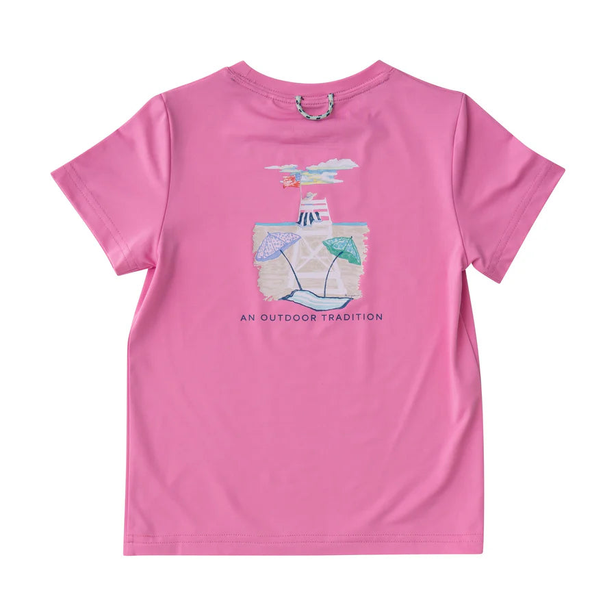 Fuchsia Pink Performance Tee