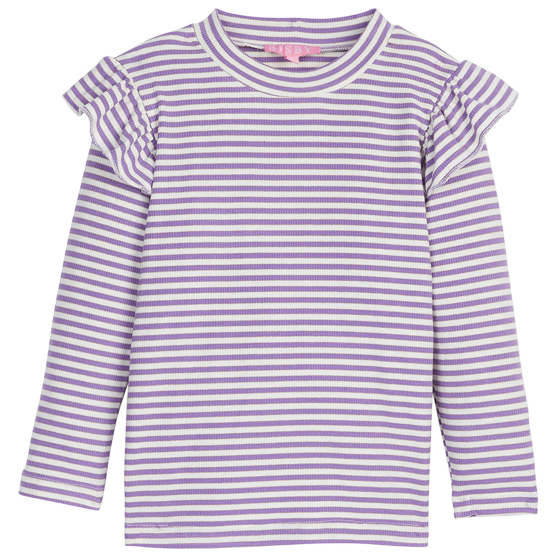 Sadie Top - Lilac Sparkle Stripe