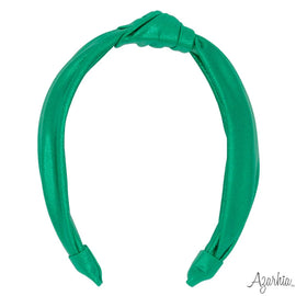 Top Knot Headband in Kelly Green Shimmer Azarhia