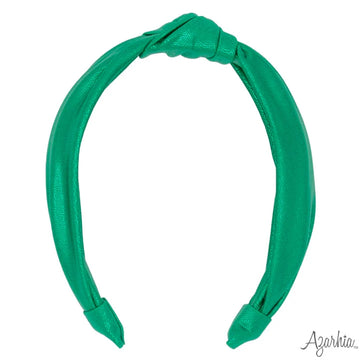 Top Knot Headband in Kelly Green Shimmer