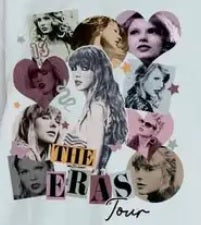 Taylor Swift Heart Collage Tee