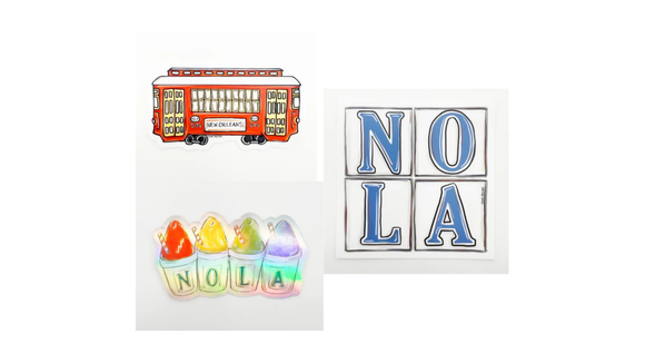 New Orleans Stickers