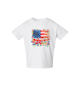 Floral Flag Tee