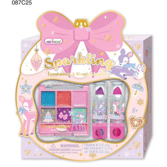 Sparkling, Eye Shadow & Moody Lipsticks