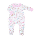 Nutcracker Pink Zipper Footie-1