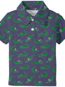 Gator Krewe Short sleeve Polo Shirt-1