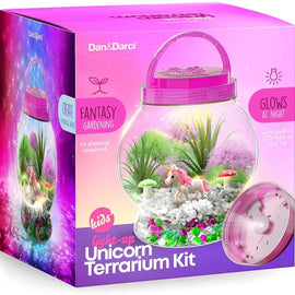 Light-Up Unicorn Terrarium Kit