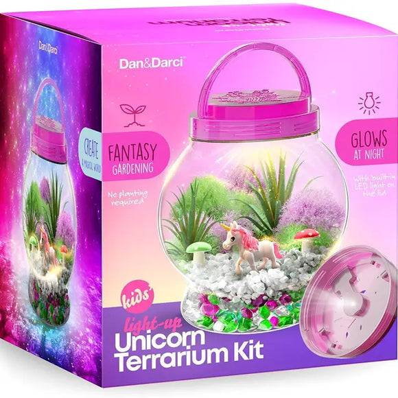 Light-Up Unicorn Terrarium Kit