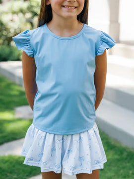 Collins Set in Blue Belle Bows - 0