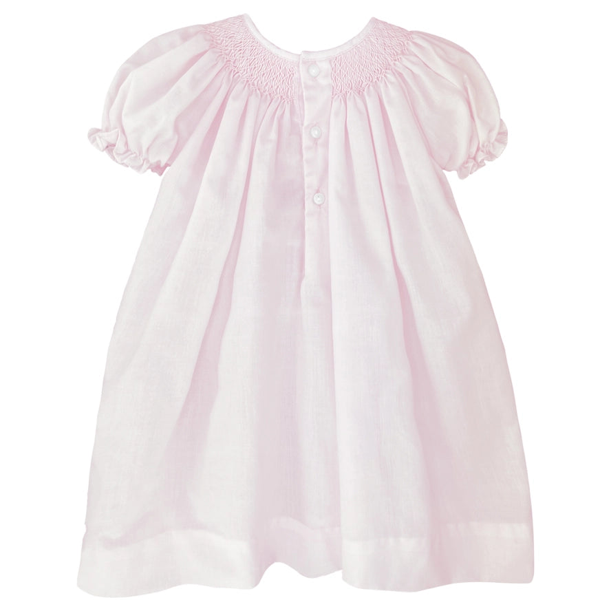 Smocked gown w/Raglan Embroidery - 0