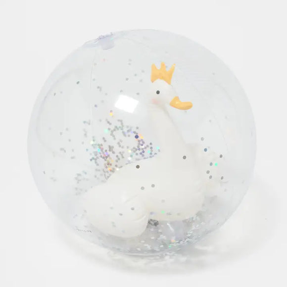 Princess Swan 3D Inflatable Beach Ball