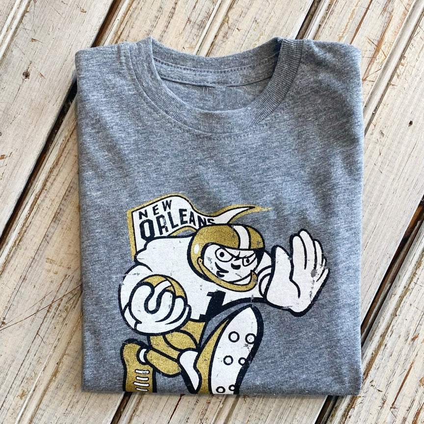 Retro Player Kids Tee-Grey