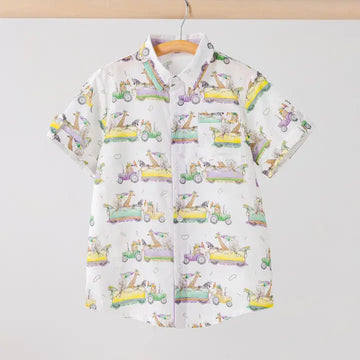 Krewe Zoo-D It! Collared Shirt
