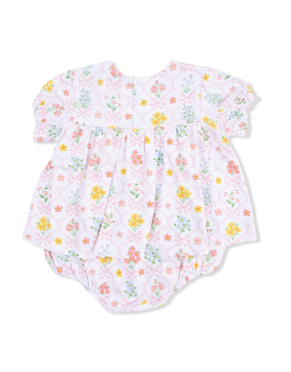 Spring Blooms Bow Trellis Bubble