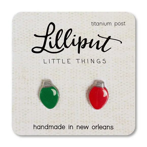 Christmas Bulb Earrings Mixed