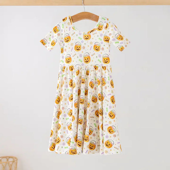 No Tricks, Just Treats, Organic Cotton Dress