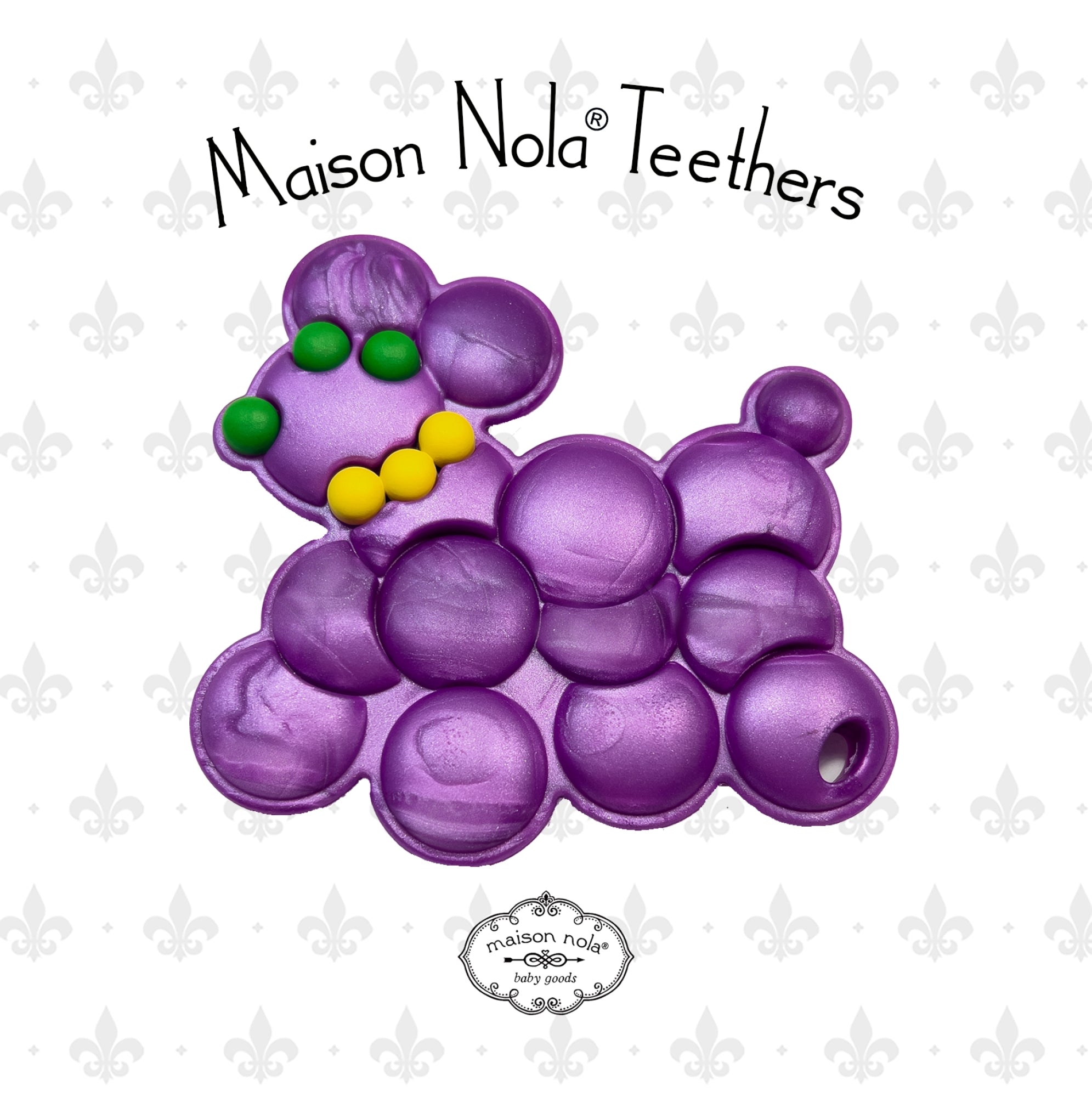 Bead Dog Silicone Teether