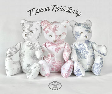 Toile Teddy Bear