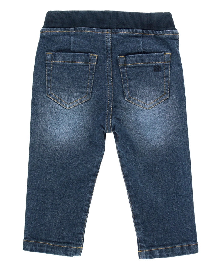 Medium Wash Pull-On Jeans