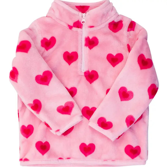 I Heart You More Marshmallow Fleece