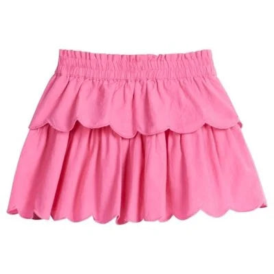 Tiered Skort-Hot Pink