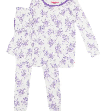 Toddler Princess Castle Toile Pajamas