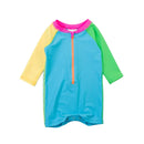 Boys Long Sleeve One Piece Rash Guard-1