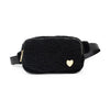 Fuzzy Crossbody Sling Bag with Heart Zomi Gems