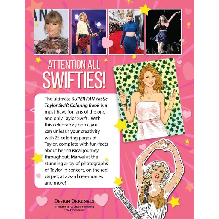 Taylor Swift Coloring & Activity Book - 0