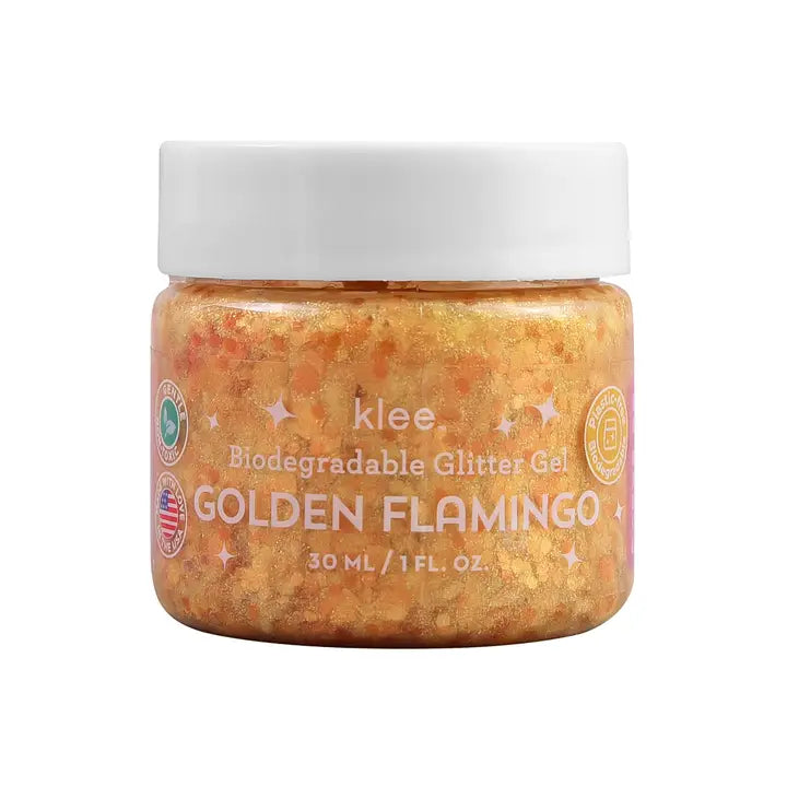 Golden Flamingo - Klee Biodegradable Glitter Gel