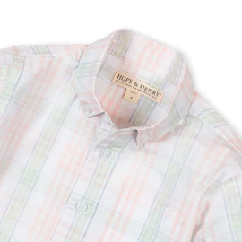 Organic Stretch Poplin Shirt -- Chateau Plaid - 0