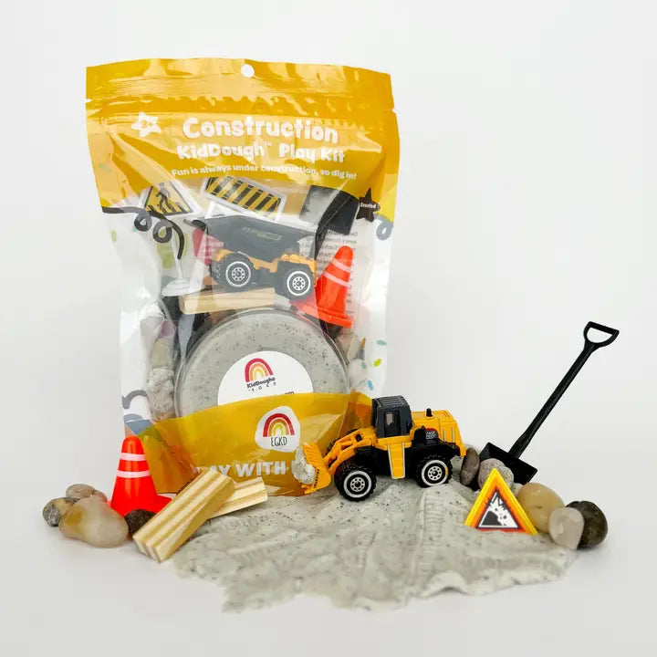 Construction (Cookies & Cream) Kiddough Play Kit - 0