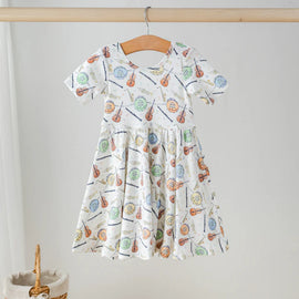 Jazz Festin' Organic Cotton Twirl Dress