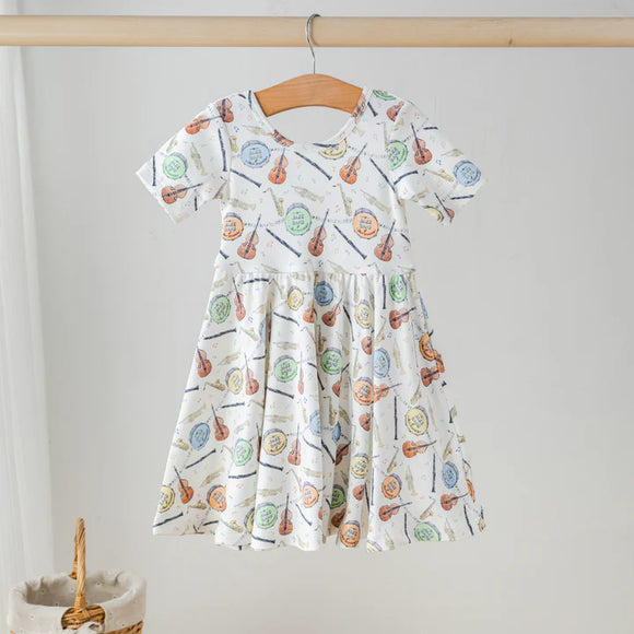 Jazz Festin' Organic Cotton Twirl Dress