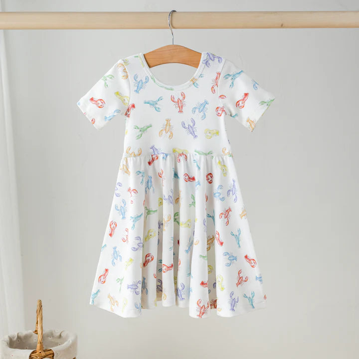 Colorful Claws Crawfish TWIRL DRESS