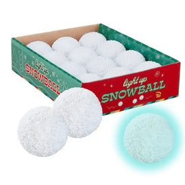 Light Up Snowball Bouncy Ball