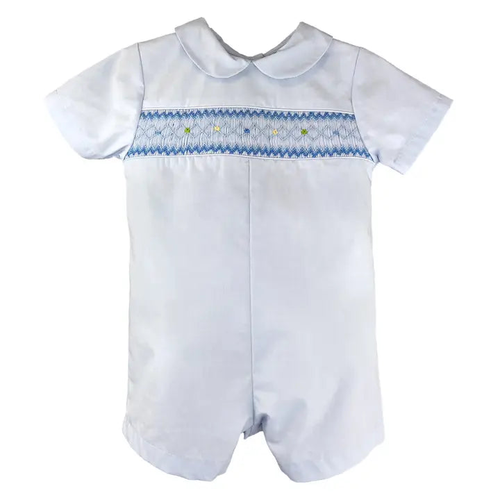 Romper with Corded Smocking