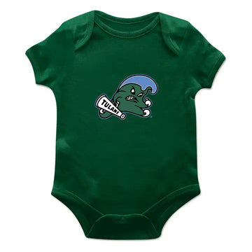 Tulane Green Wave Cotton Short Sleeve Bodysuit