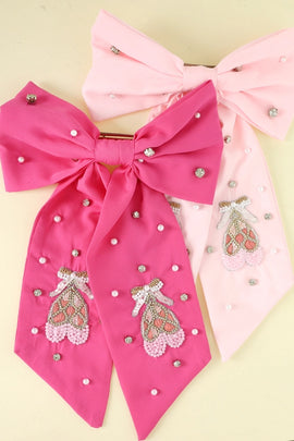 Ballet Hair Bow Clip