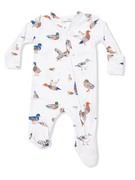 Ducks 2-Way Zipper Footie